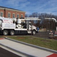 Vacuum Truck City of Manchester Retention Basin